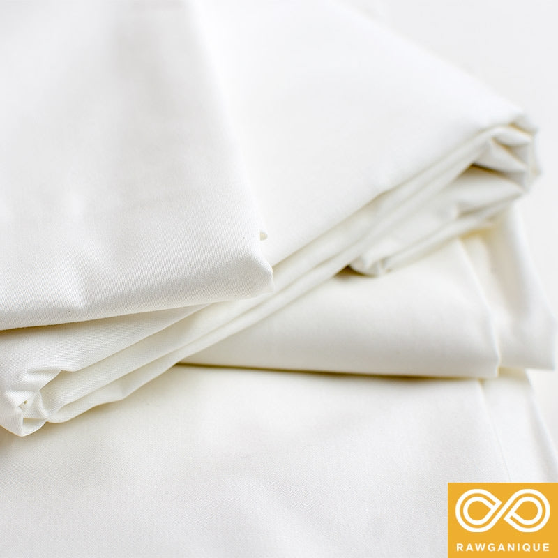 MYRTLE BEACH 100% Organic Cotton Sateen Sheets Pillowcases Duvet Covers (Grown & Made in USA) (Discontinued) (99.9% Biodegradable)