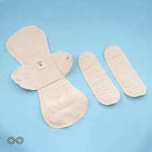 Load image into Gallery viewer, organic cotton washable menstrual pads