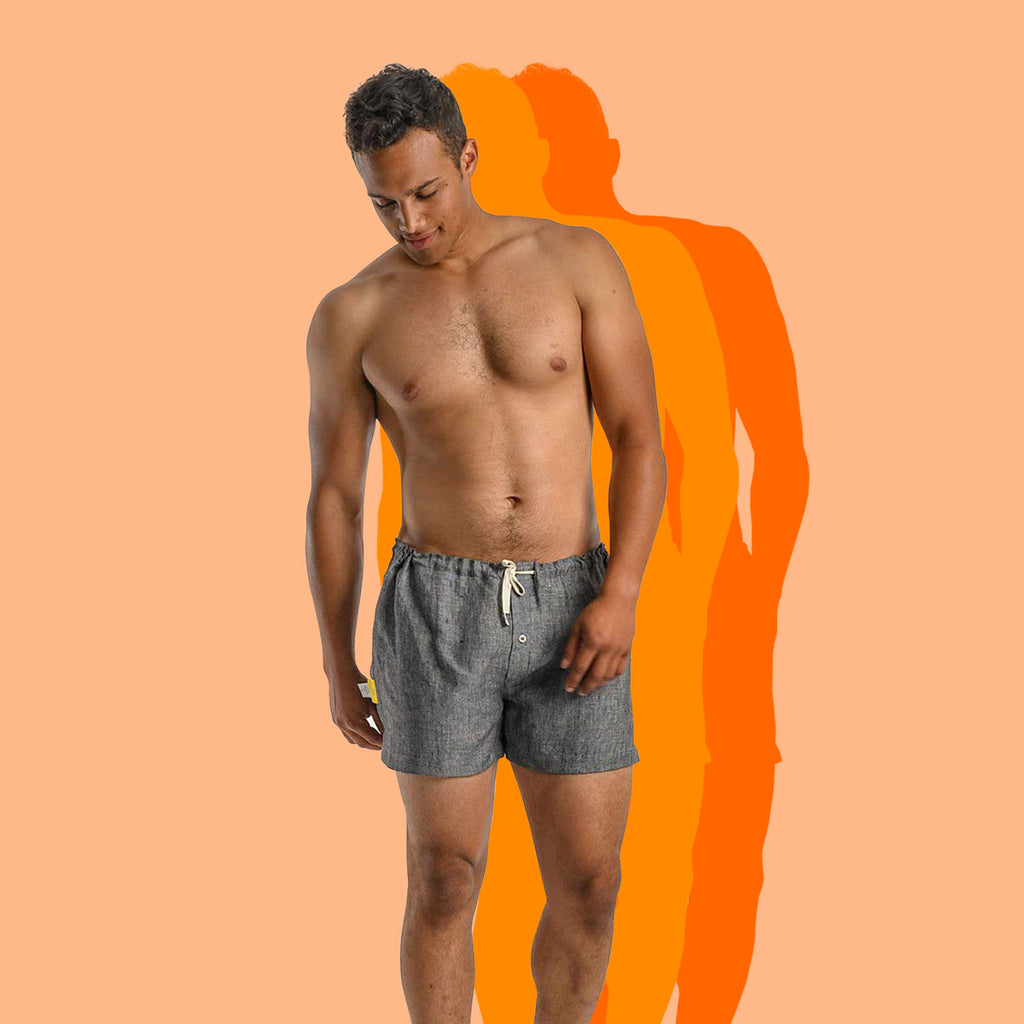 elastic free hemp boxers
