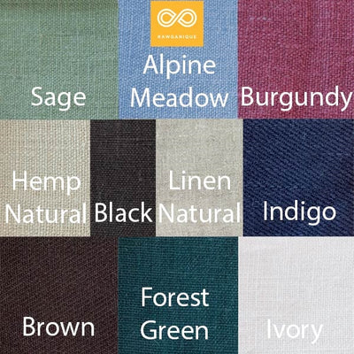 5.75oz 100% Hemp Fabric By The Yard (Wisteria)