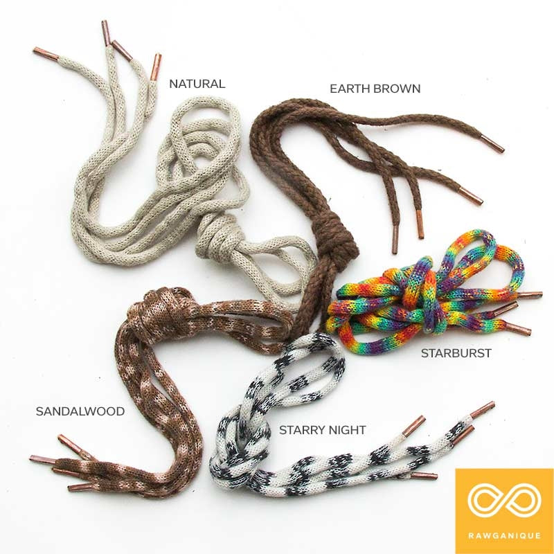 synthetics-free hemp shoe laces
