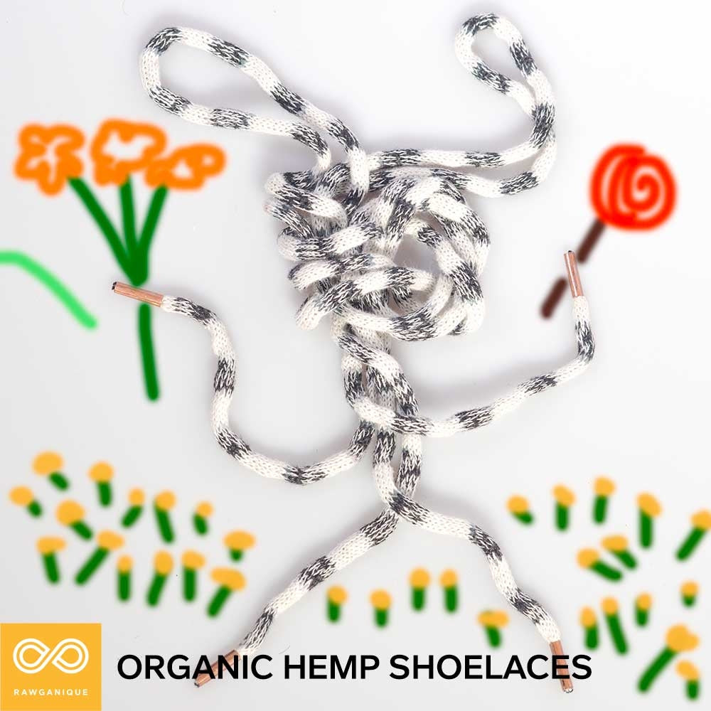 organic hemp shoe laces