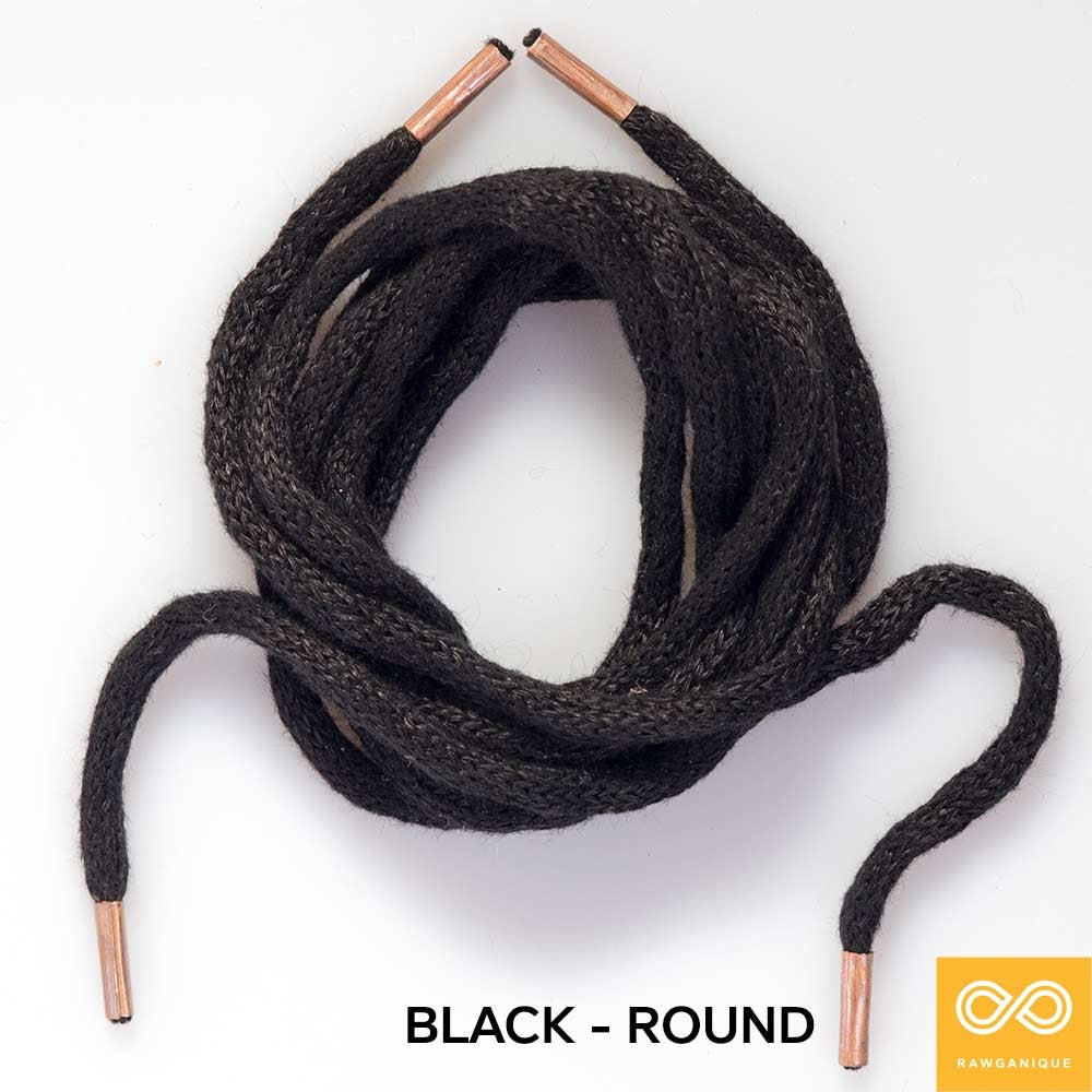 polyester-free hemp shoelaces