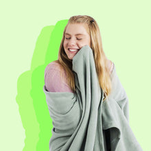 Load image into Gallery viewer, warm organic cotton blanket
