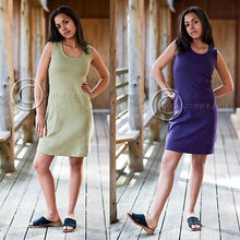 Load image into Gallery viewer, Org. Cotton Sleeveless Short Knit Dress