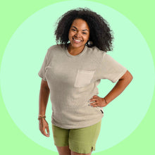 Load image into Gallery viewer, 100% hemp t-shirt with pocket