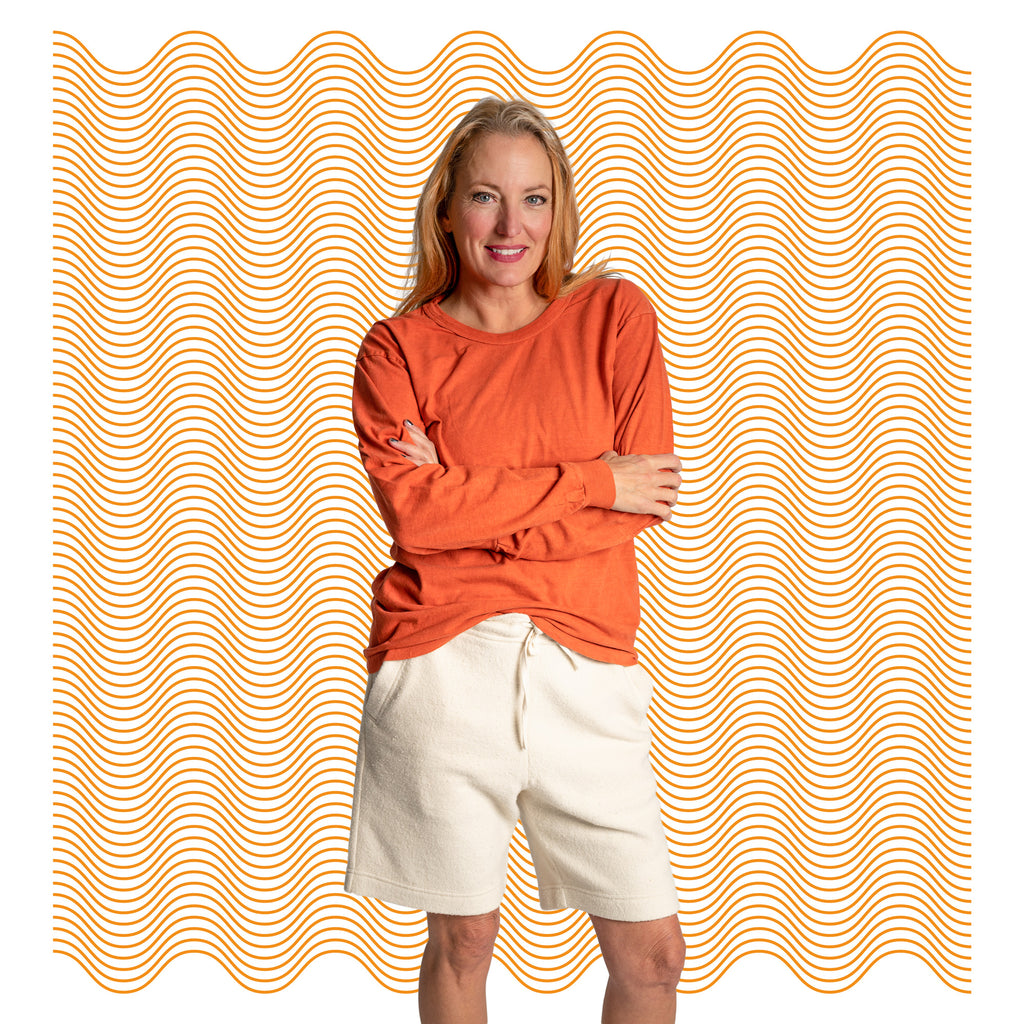 100% organic cotton fleece shorts