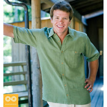Load image into Gallery viewer, Eric Short-Sleeve Hemp Shirt (With Pocket) (RG577) (Discontinued)