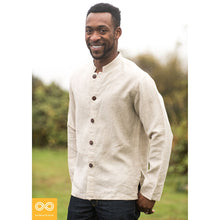 Load image into Gallery viewer, MICHELANGELO 100% Organic Linen Shirt (Unisex) (Closeout - Final Sale)