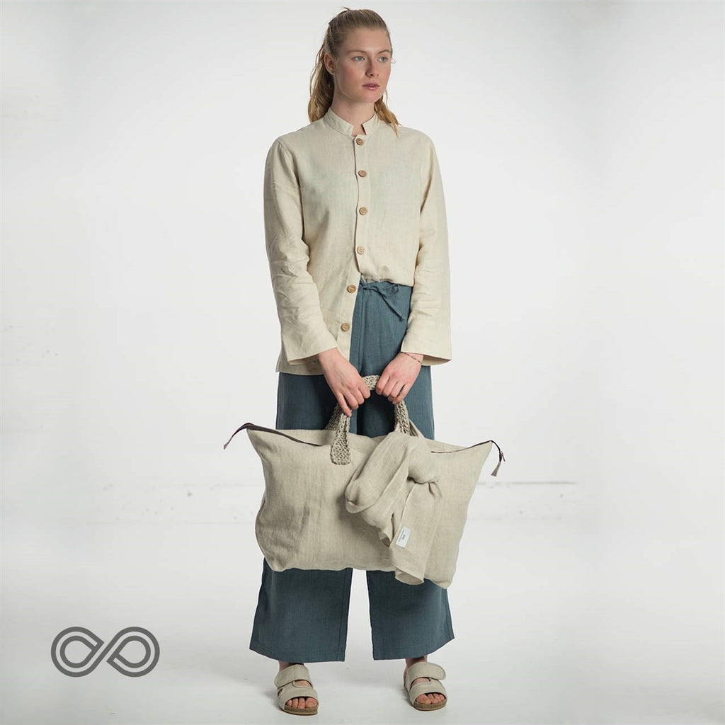 MICHELANGELO 100% Organic Linen Shirt (Unisex) (Closeout - Final Sale)