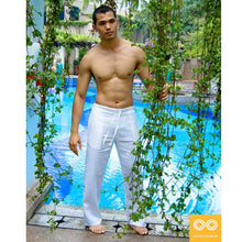 Load image into Gallery viewer, KOH SAMET 100% Organic Linen Meditation Pants II (Closeout - Final Sale) (99.5% Biodegradable)