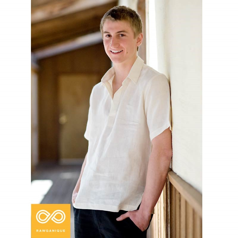 Mediterranean 100% Organic Hemp Shirt (Short-Sleeve) (Closeout - Final Sale)