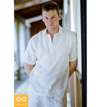 Load image into Gallery viewer, Mediterranean 100% Organic Hemp Shirt (Short-Sleeve) (Closeout - Final Sale)