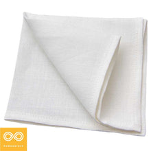 Load image into Gallery viewer, ALEXANDER 100% Organic Linen Woven Screen Lint Cloth Mini Hankie (8x8) (OC Thread, No Polyester, No Synthetics) (100% Biodegradable)
