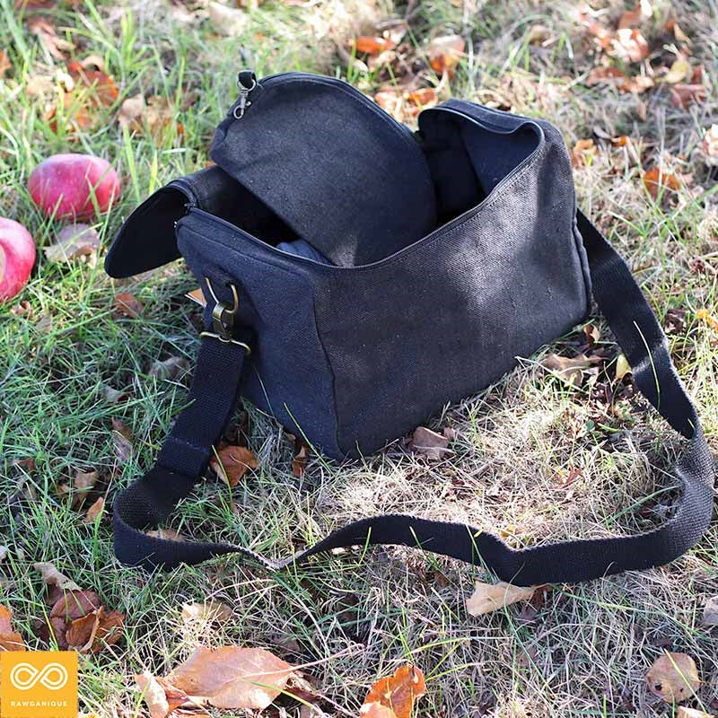 organic hemp gym bag