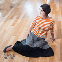 Load image into Gallery viewer, organic linen skirt