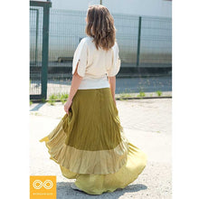 Load image into Gallery viewer, flax linen skirt