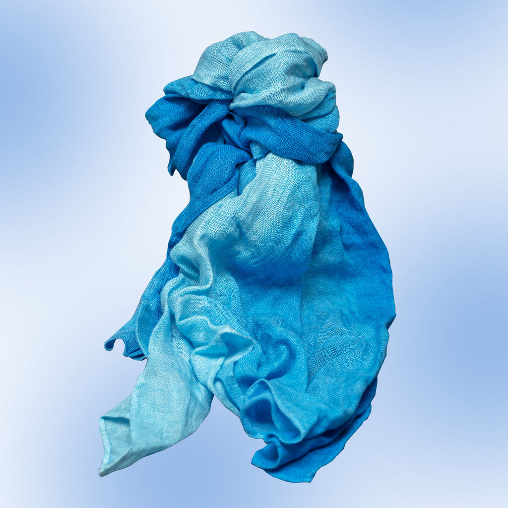 100% hemp scarf