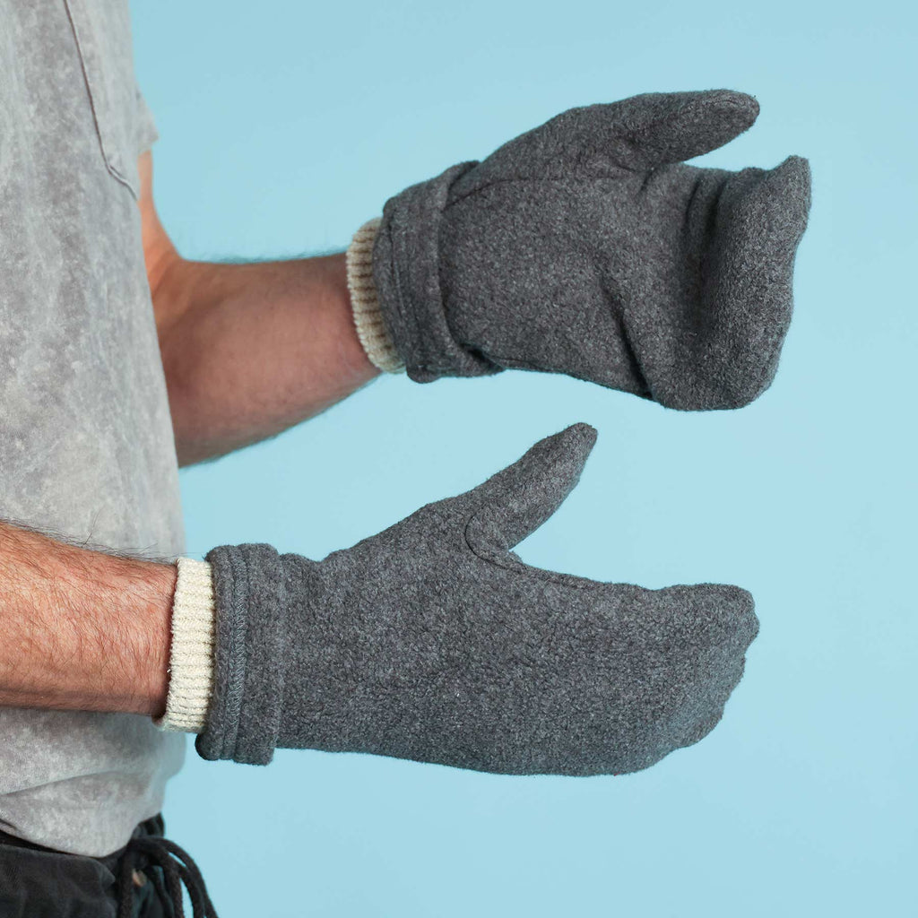 warm organic cotton gloves