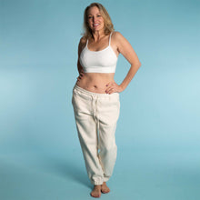 Load image into Gallery viewer, AMANDA 100% Organic Cotton Fleece Slim Jogger Pants For Women (OC Thread &amp; Organic Elastic Option) (99.9%-100% Biodegradable) (Discontinued)