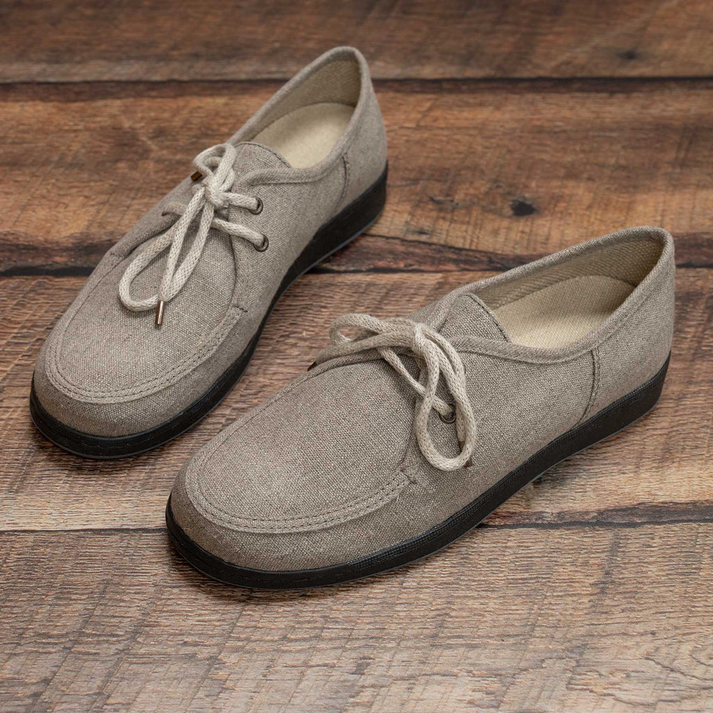 linen moccasins
