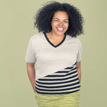 Load image into Gallery viewer, v neck hemp t-shirt