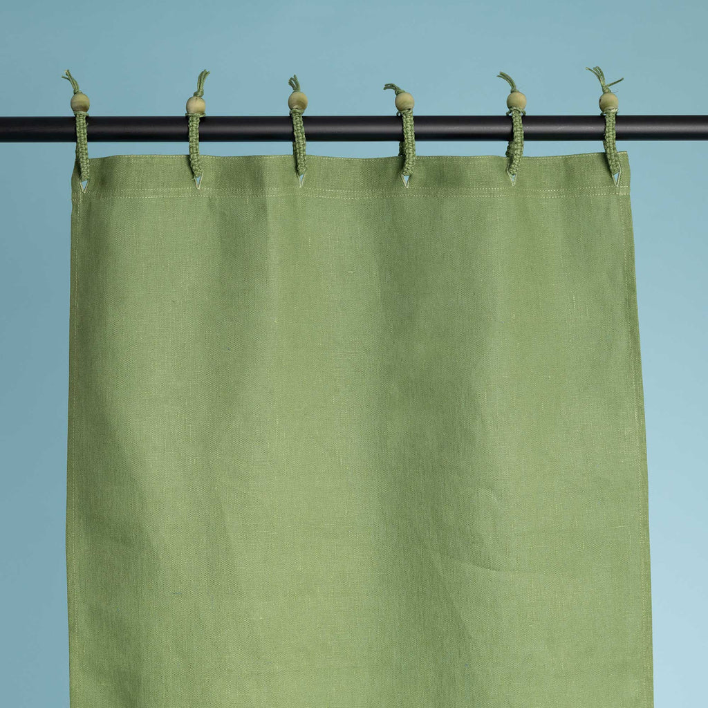 hemp shower curtain