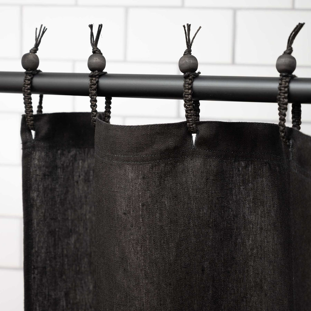 organic hemp shower curtain