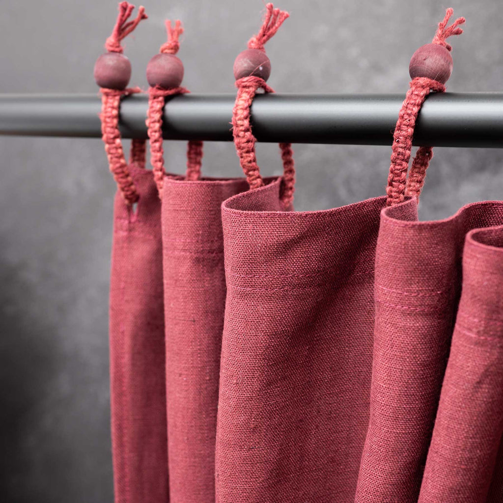 100% organic hemp shower curtain