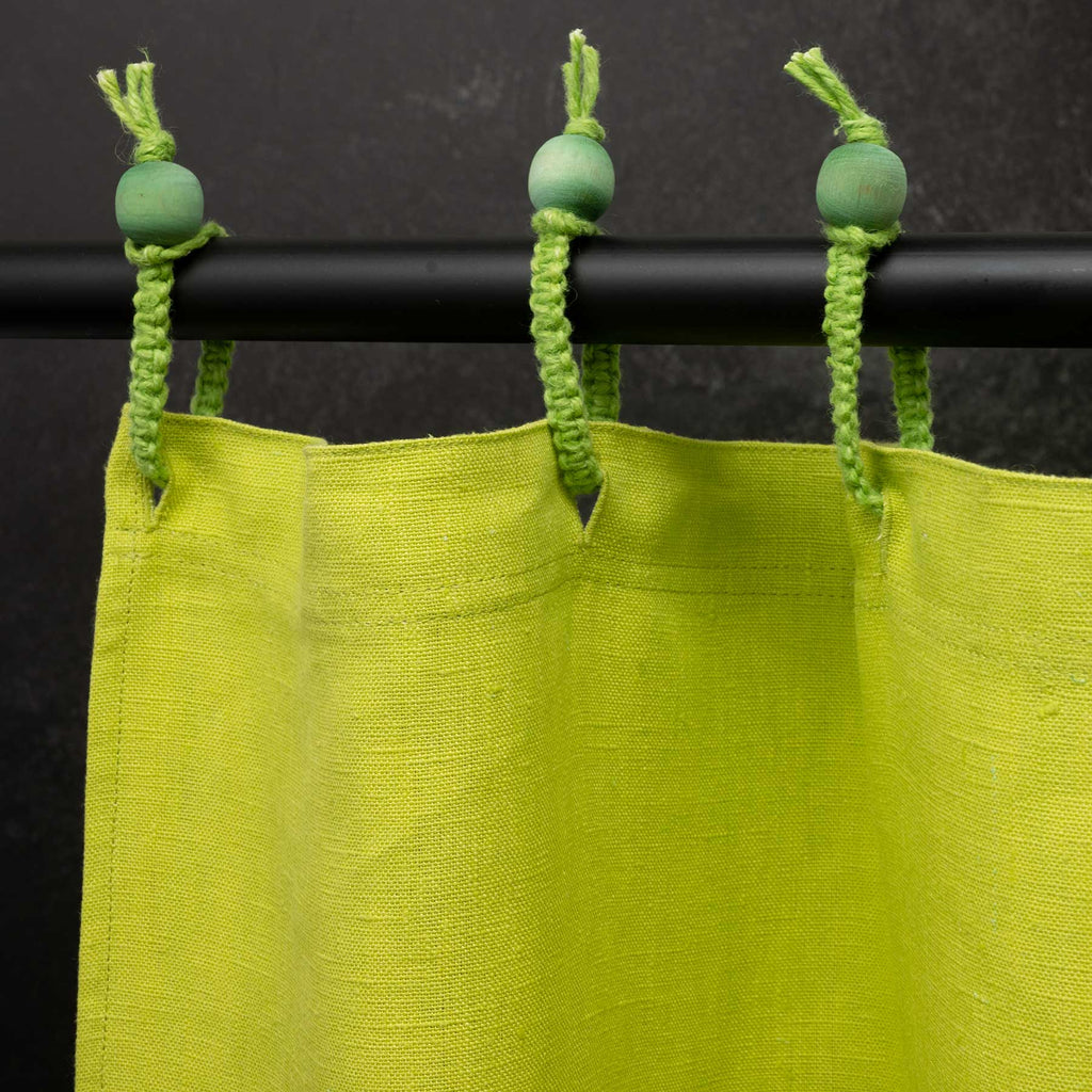 hemp shower curtain