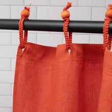 Load image into Gallery viewer, natural fabric shower curtain