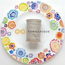 Load image into Gallery viewer, 2.2 mm Organic Hemp Braided Cord (50m roll, ~164') (100% Biodegradable)