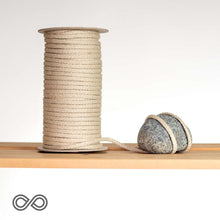 Load image into Gallery viewer, 6.4mm Hemp Braided Cords - 50m roll; ~164' (100% Biodegradable)