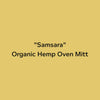 hemp oven mitt
