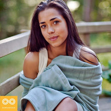 Load image into Gallery viewer, organic cotton blanket sweatshop-free