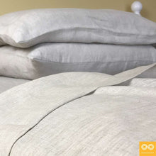 Load image into Gallery viewer, Fine 6.35oz Parisian Organic French Linen Bed Sheets (99.9% Biodegradable)
