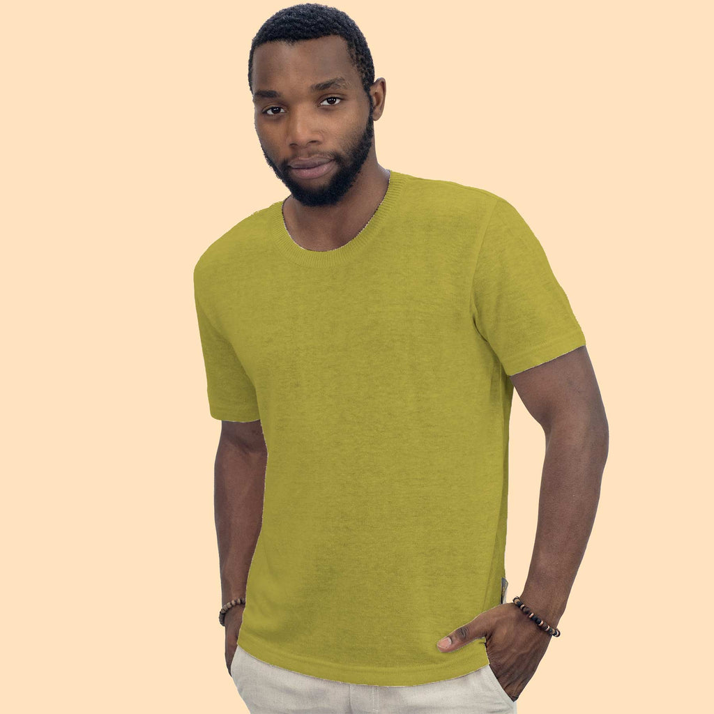 BEL AIR 100% Organic Hemp Knit T-Shirt (OC Thread) (100% Biodegradable)