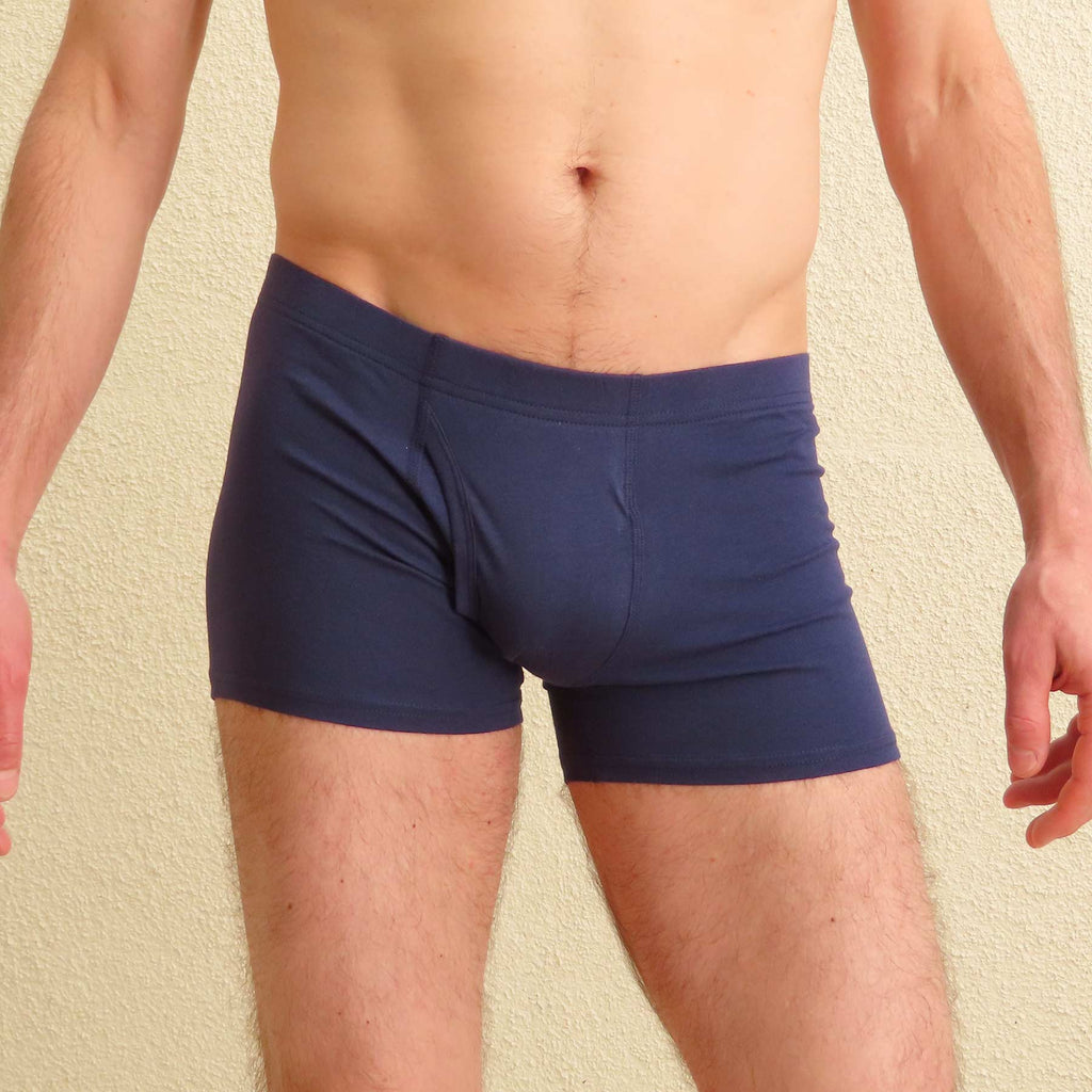 men's organic cotton athletic boxer briefs