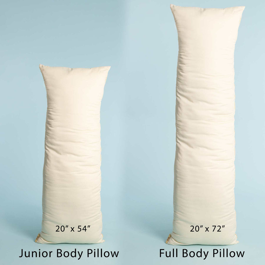 organic cotton body pillow
