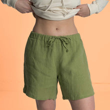 Load image into Gallery viewer, plastic-free linen running shorts