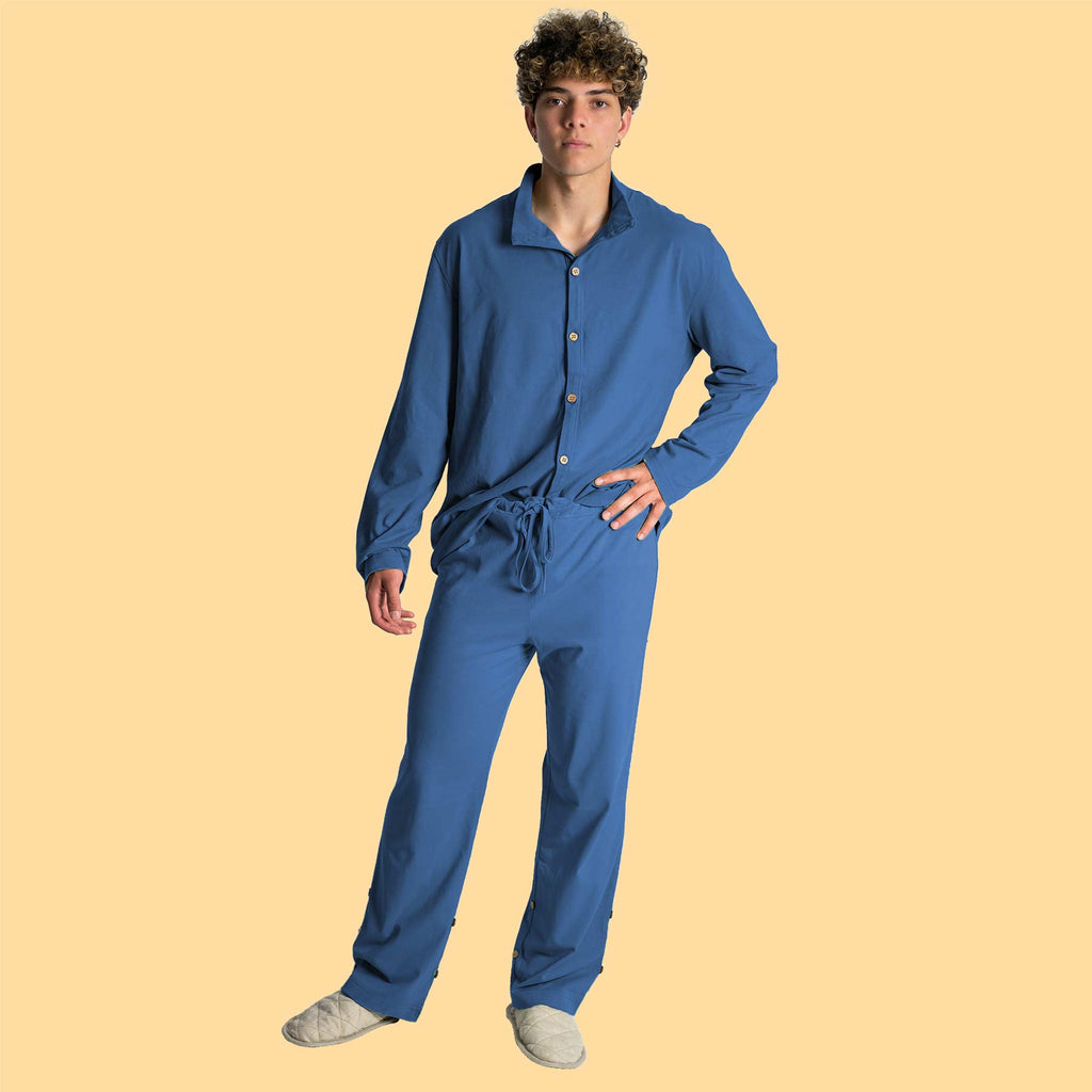 elastic-free 100% organic cotton pajama bottom