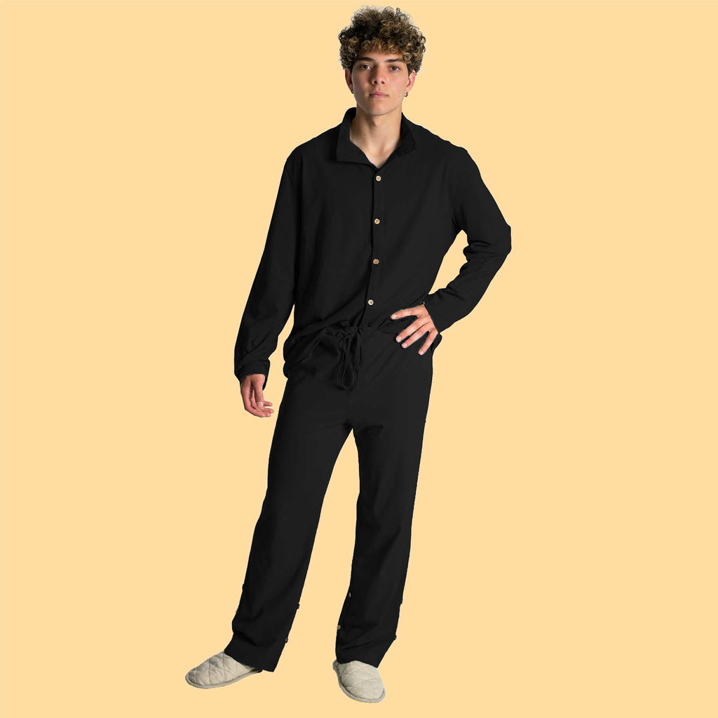 elastic-free organic cotton pajama bottom