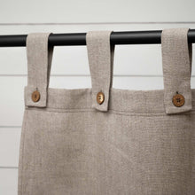 Load image into Gallery viewer, 100% linen blackout curtain