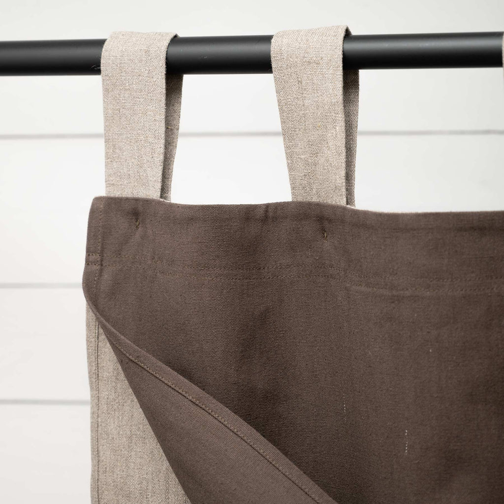 organic linen blackout curtain