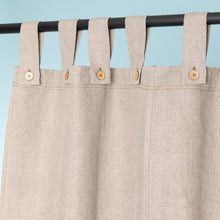Load image into Gallery viewer, organic linen blackout curtain