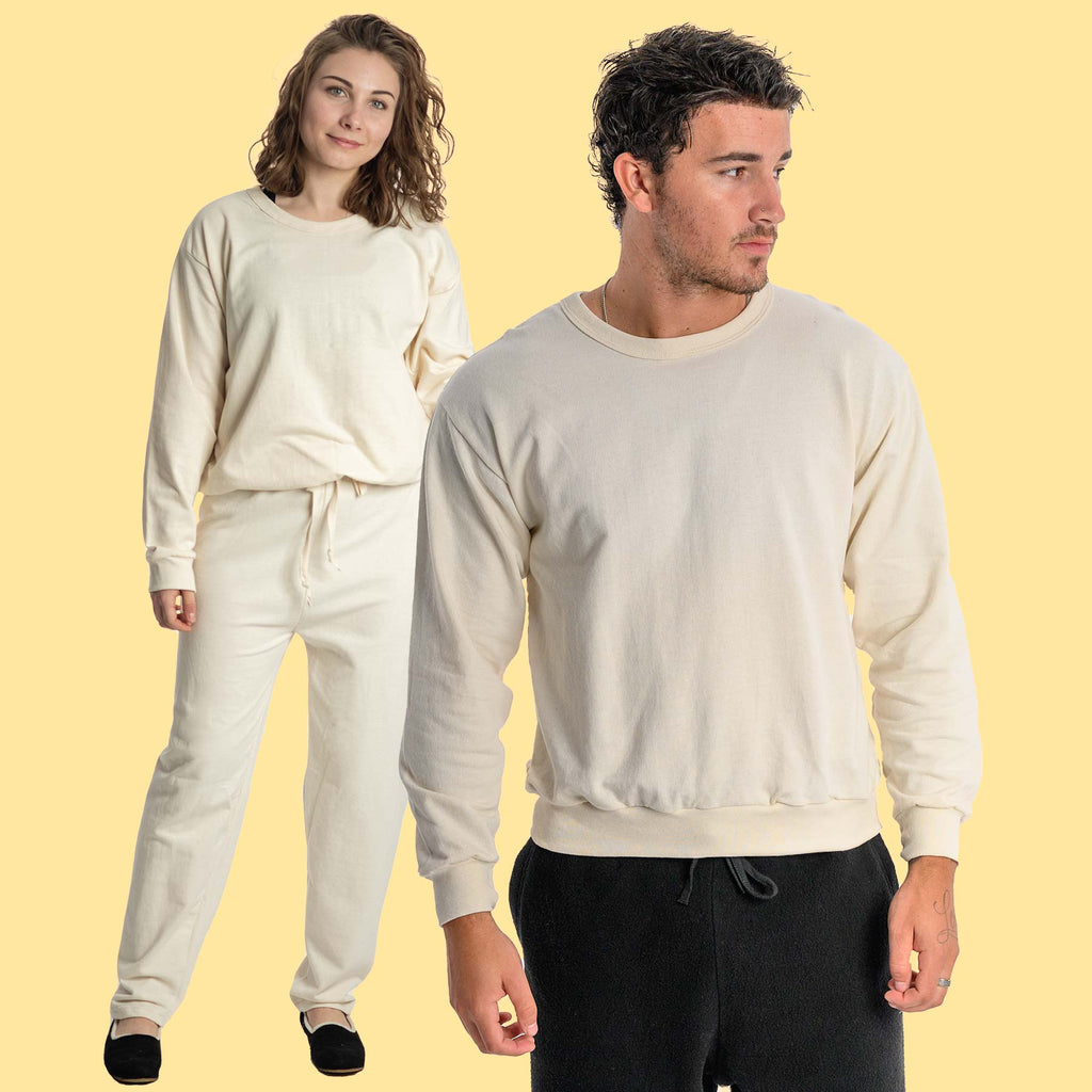 organic cotton sweatshirt made in usa