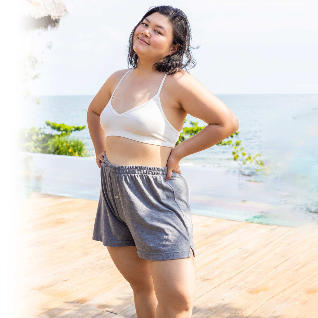 organic cotton swim shorts