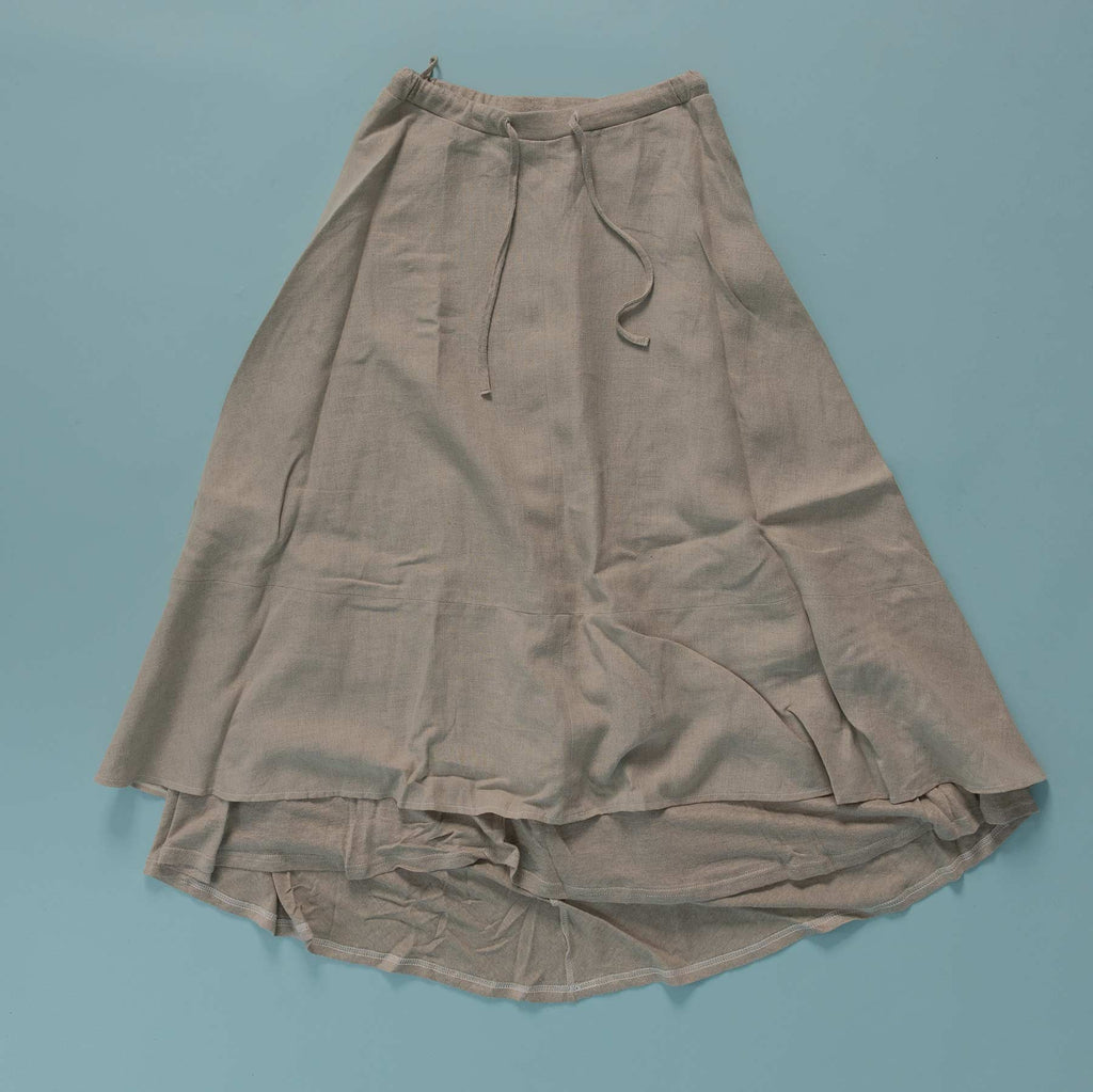 organic linen skirt