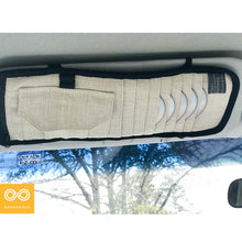 Load image into Gallery viewer, Organic Hemp CD Holder Auto Sun Visor