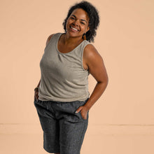 Load image into Gallery viewer, 100% organic linen tank top